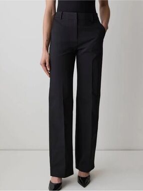 RW&CO Black High Rise Wide Leg Dress Pants Signature Fit Size 8